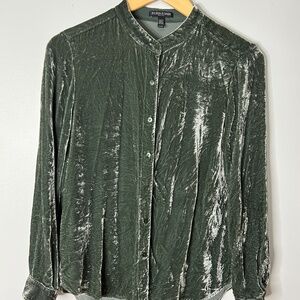 Eileen fisher velvet shirt